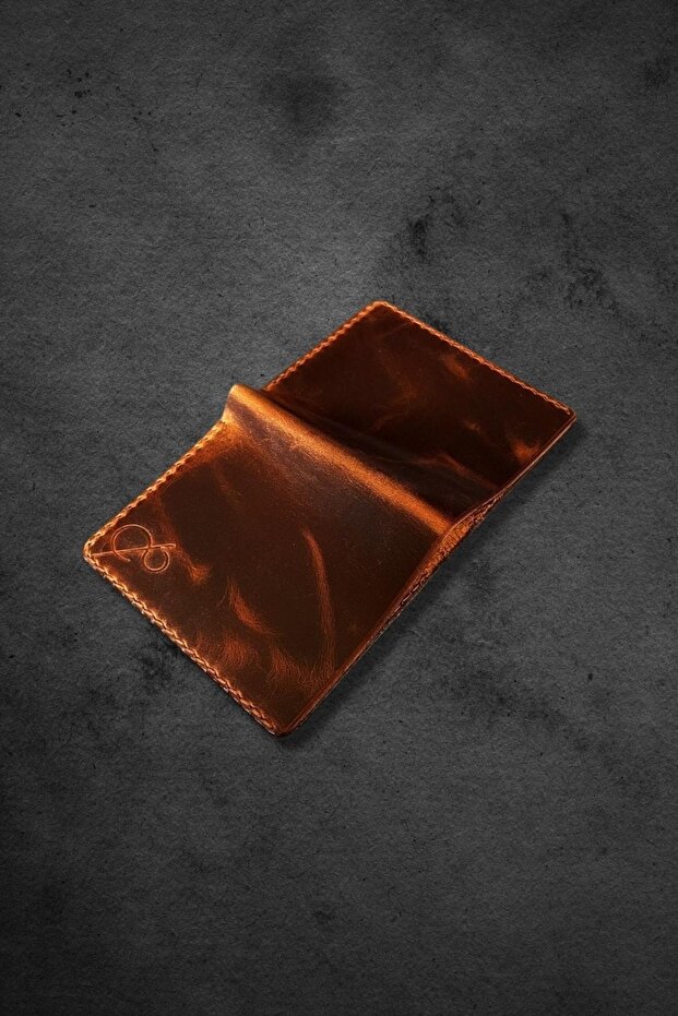 Özel Marron Effect Crazy Deri Cüzdan - 5