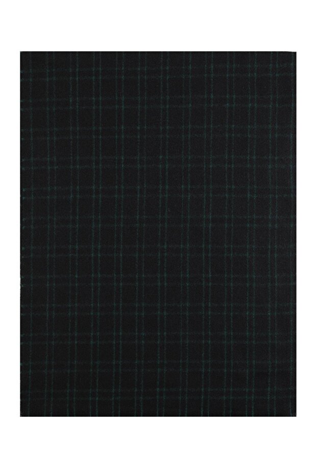 وشاح أخضر منقوش وكشمش - 2