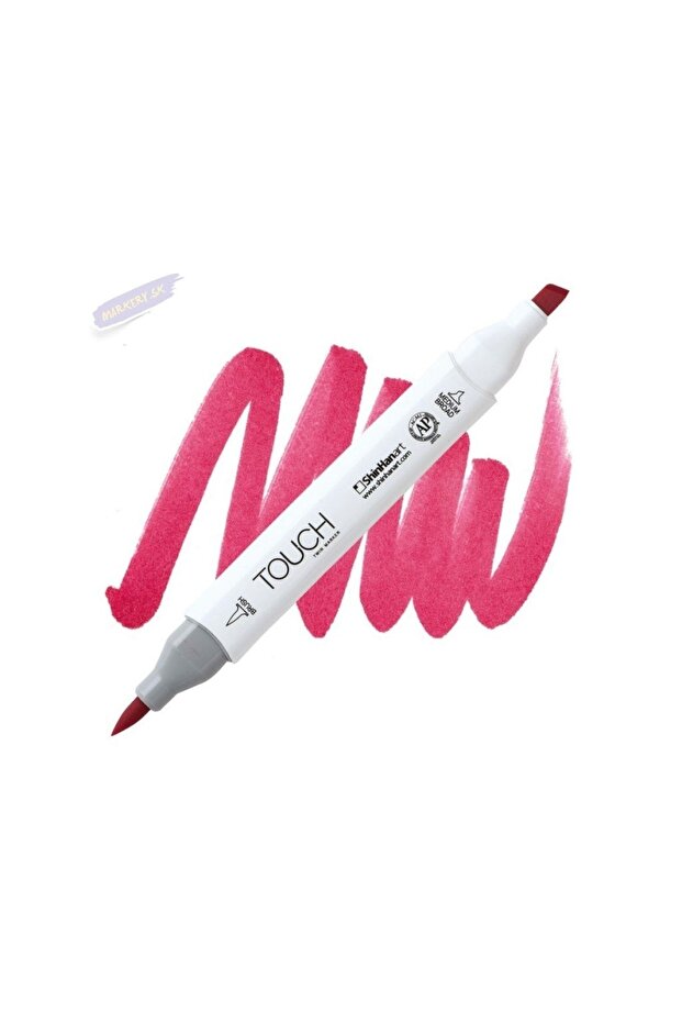 Touch Twin Brush Pen : Double Sided Marker : Wr10 Deep Red