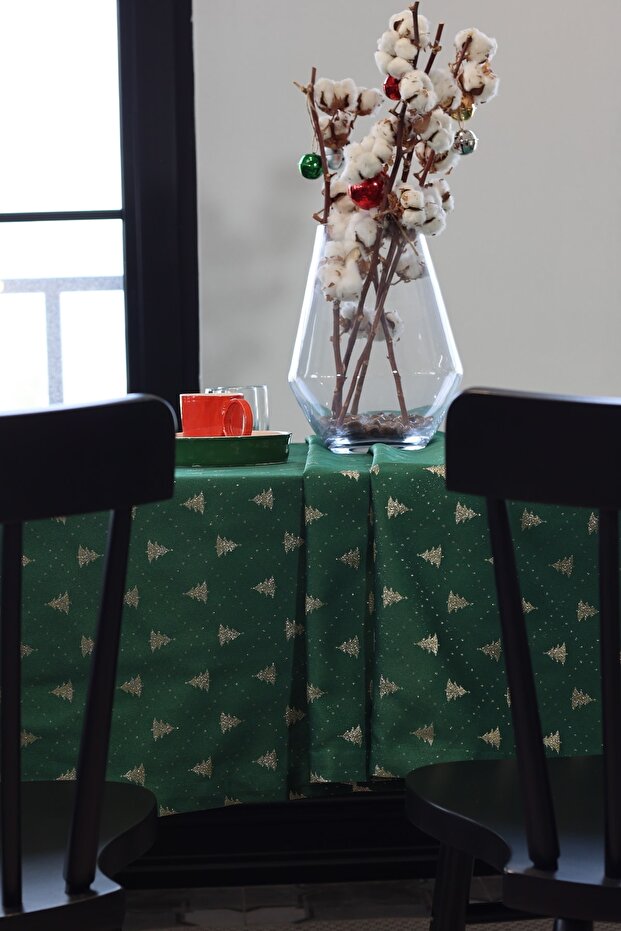 Jakarlı Yılbaşı Masa Örtüsü 234 - 3