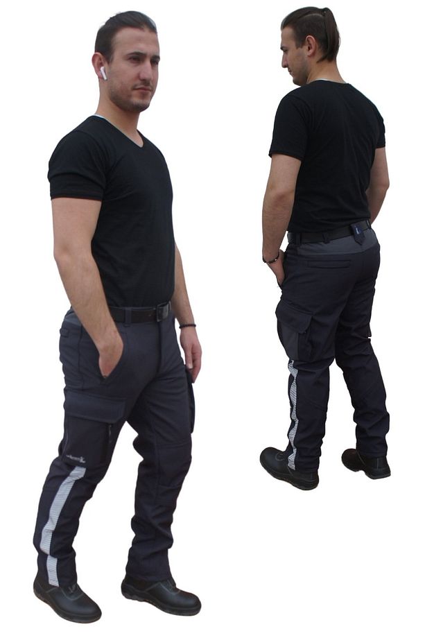 Softshell Pantolon Oslo Model Su Ve Rüzgar Geçirmez Siyah - 2
