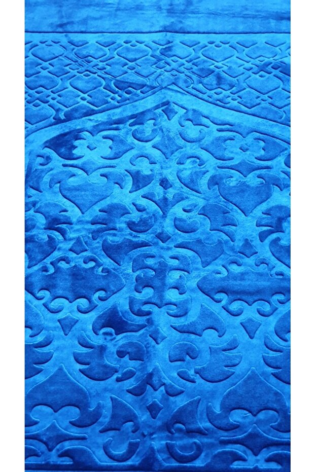 سجادة صلاة قطيفة منقوشة ذاتيًا - 4