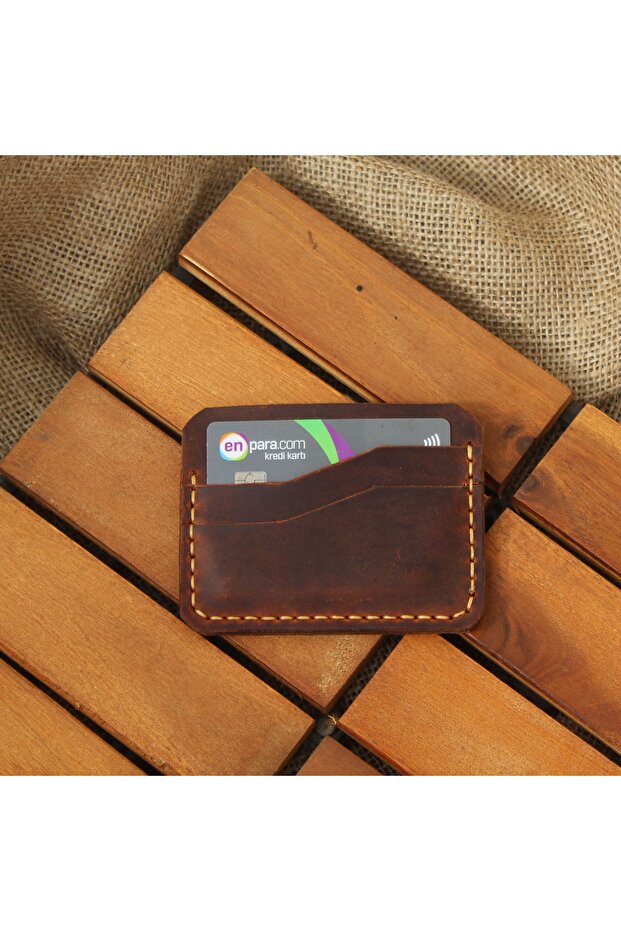 Handmade Genuine Leather Card Holder - Wild