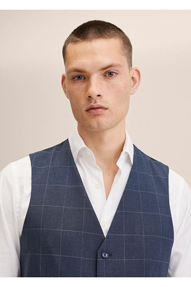 Süper Dar Kesimli Yelek - 8