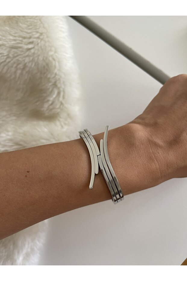 Çelik Kelepçe Bileklik - 1