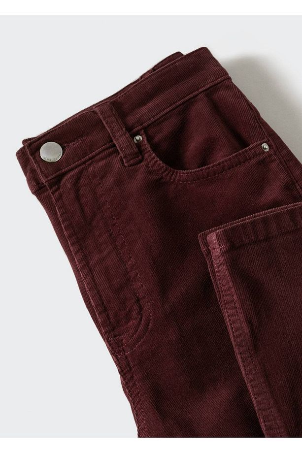 Fitilli Kadife Bootcut Pantolon - 5