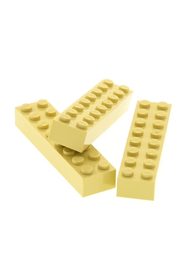 Accessory Moc Custom Creator Brick 2 X 8 Bricks Tan Tan 2 Pcs to Send