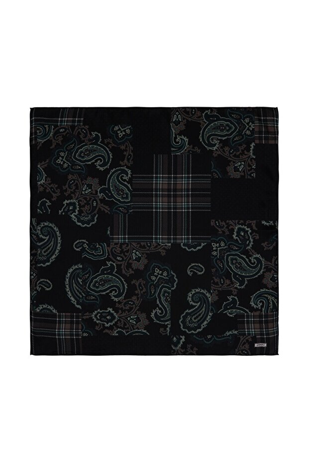 Patchwork Desenli Ipek Mendil Model 08 - 1