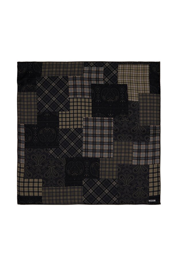 Patchwork Desenli Ipek Mendil Model 20 - 1