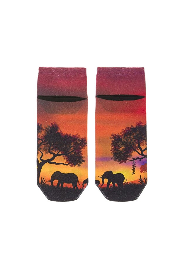 Sunset Patterned Socks - 2