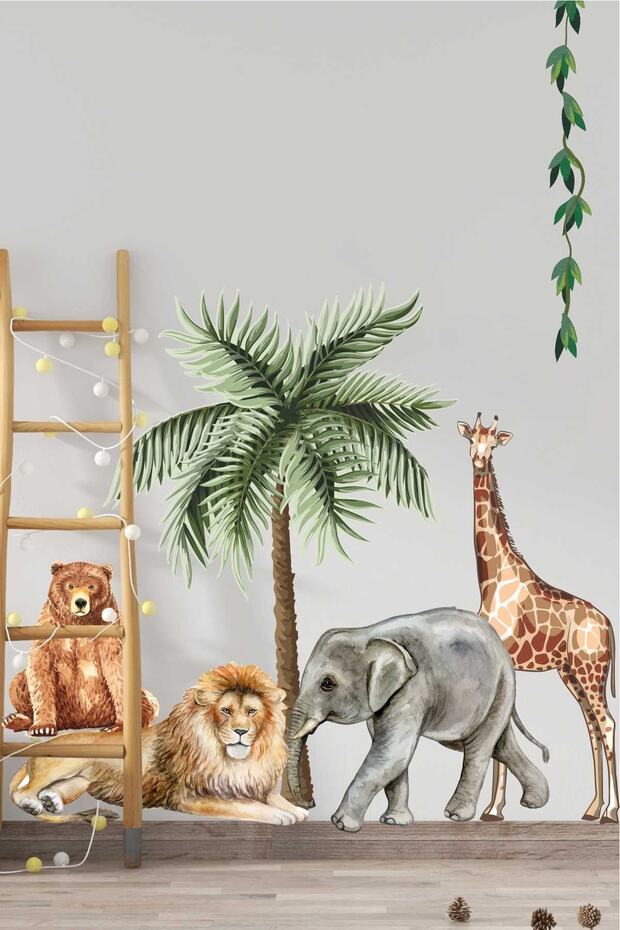 Wildlife Kids Room Wall Sticker
