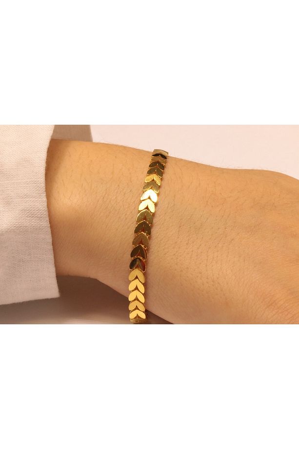 14 Ayar Altın Başak Model Bileklik - 1