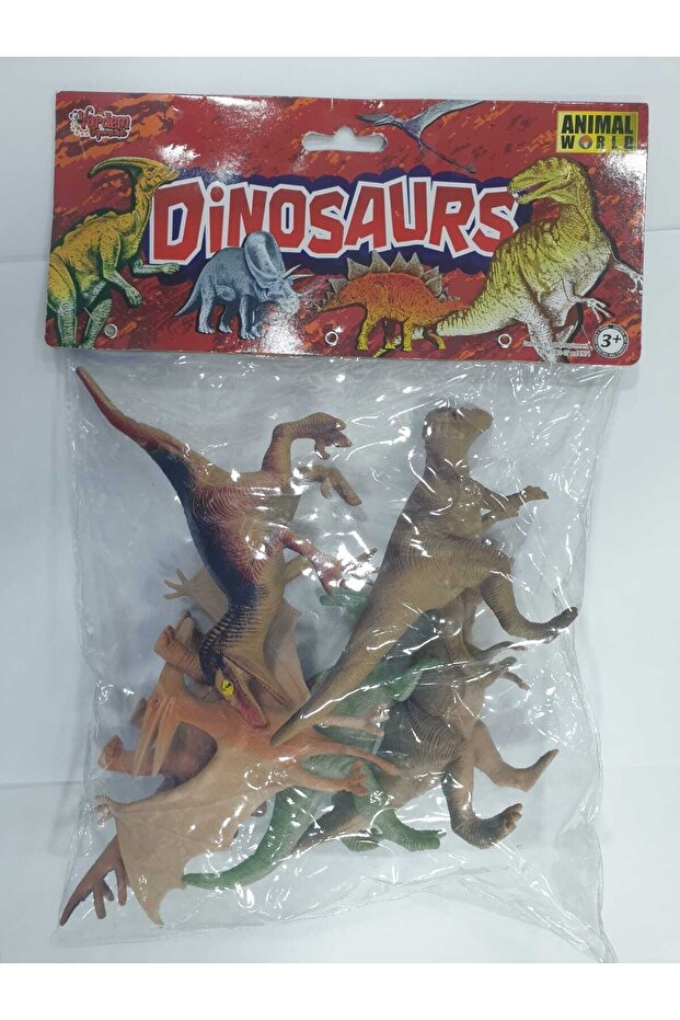 Oyuncak Dinazor Seti 6 Li - 1
