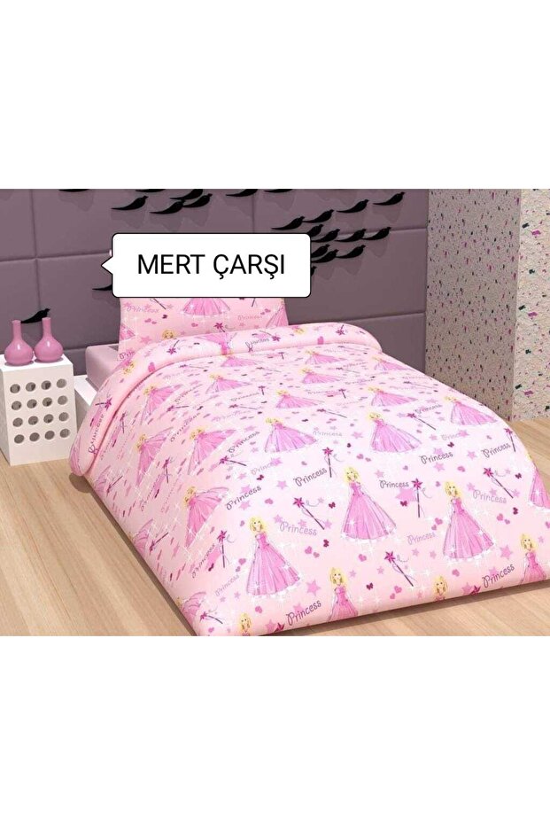 Single Butterfly Princess Duvet Cover and Sheet Set