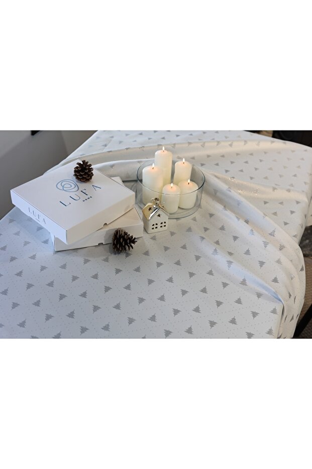 Jakarlı Yılbaşı Masa Örtüsü 234 - 4