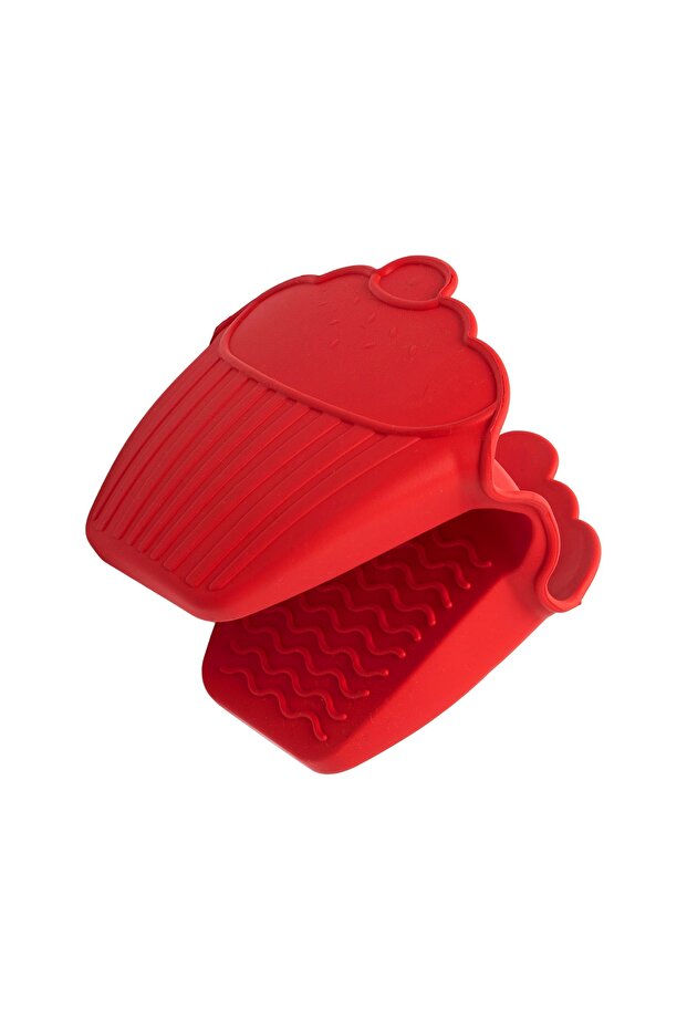 Silikon Fırın Eldiveni Kırmızı - 1