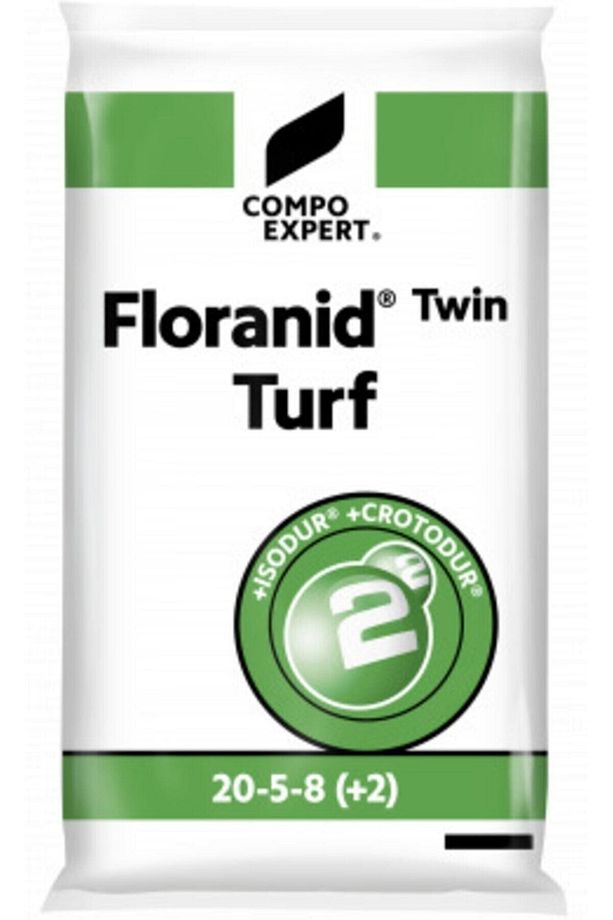 Compo Expert Floranid Twin Turf 20-5-8(+2) Çim Gübresi 25kg - 1