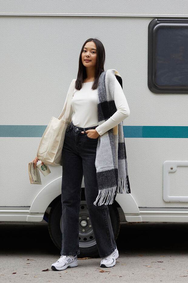 Balerin Yaka Uzun Kol Basıc Body - 2