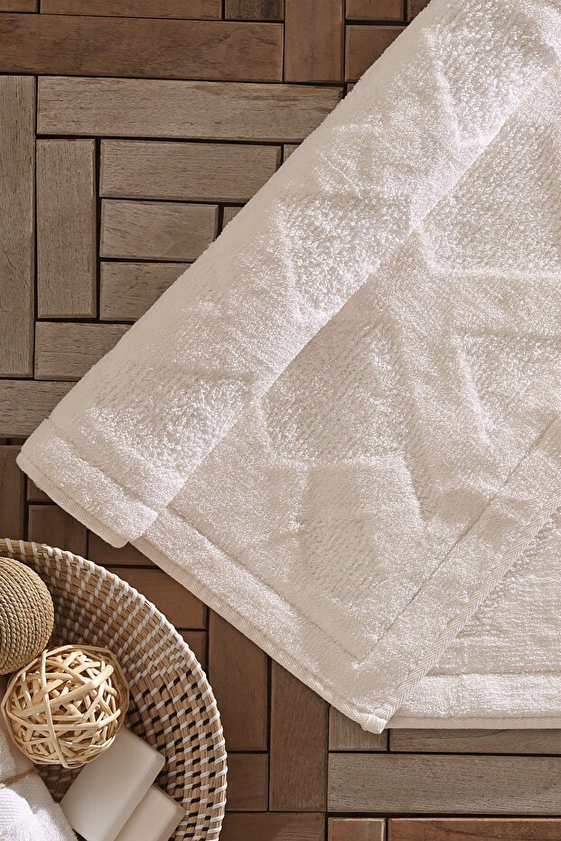 Milo Bath Mat Set - Ecru - 3