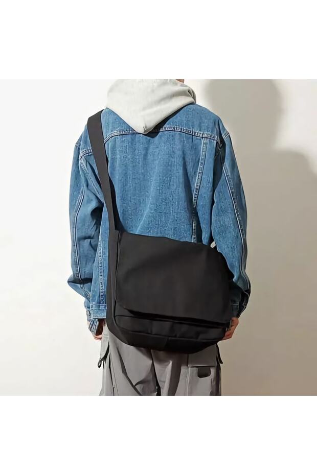 حقيبة مسنجر - أسود - 2