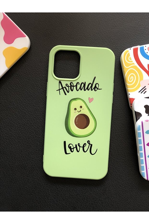 Soft Silicone Case for iPhone 13 Pro Max, Avocado Design Launch Case - 1