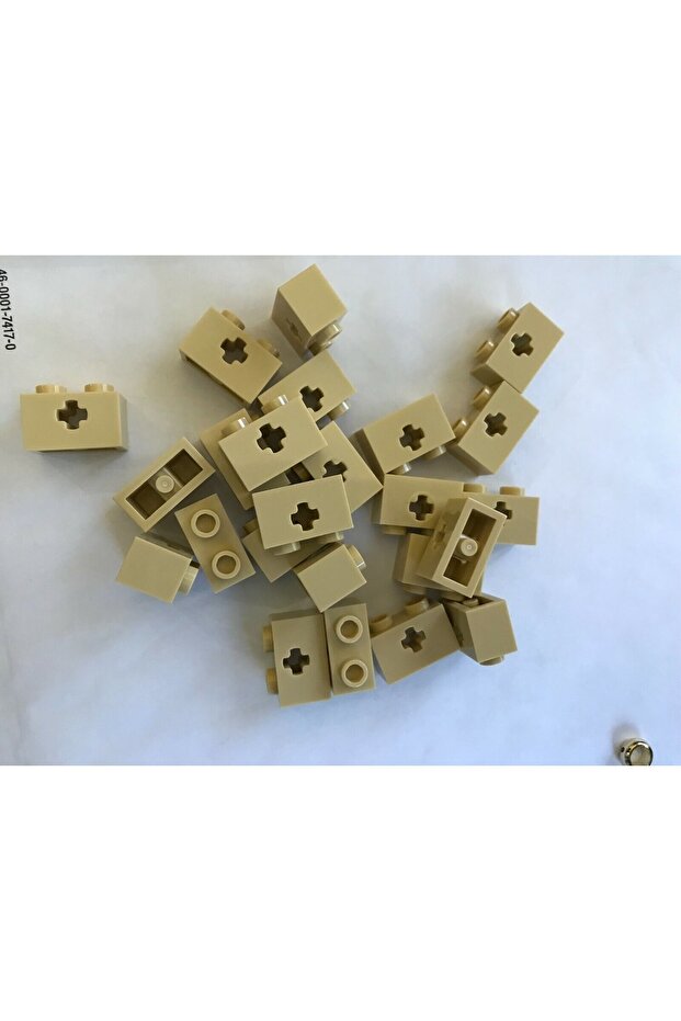 Original Accessory Moc Custom Technic Brick 1 X 2 Axle Perforated Brick Tan Tan 4 Pieces Will Be Sent