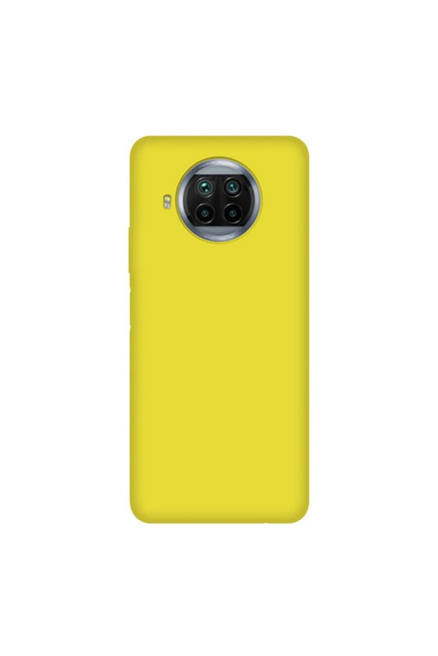 Yellow Liquid Velvet Silicone Case for Xiaomi Mi 10t Lite