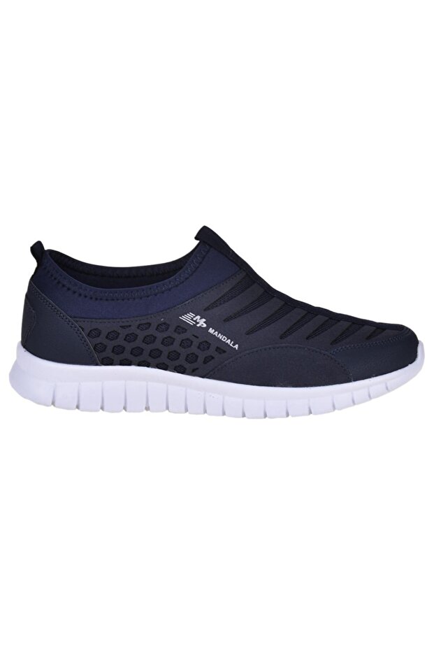 Men's Navy Blue Oscar Laceless Casual Sneakers 211-7350