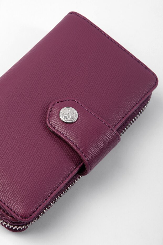 Mürdüm Kadın Cüzdan - 4