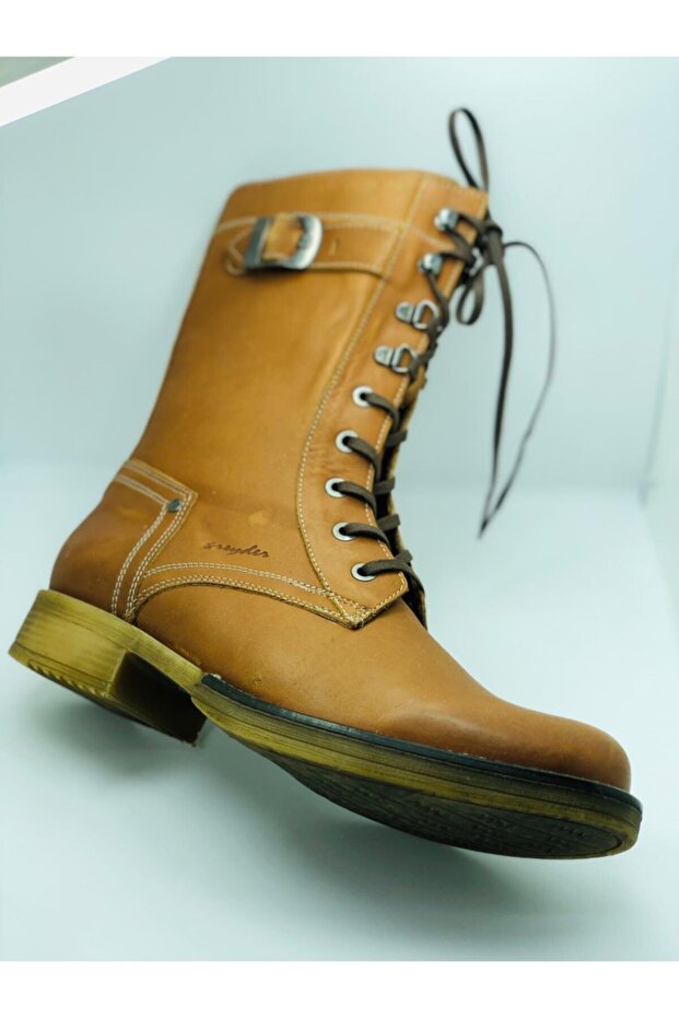 Lace-Up Long Women's Boots