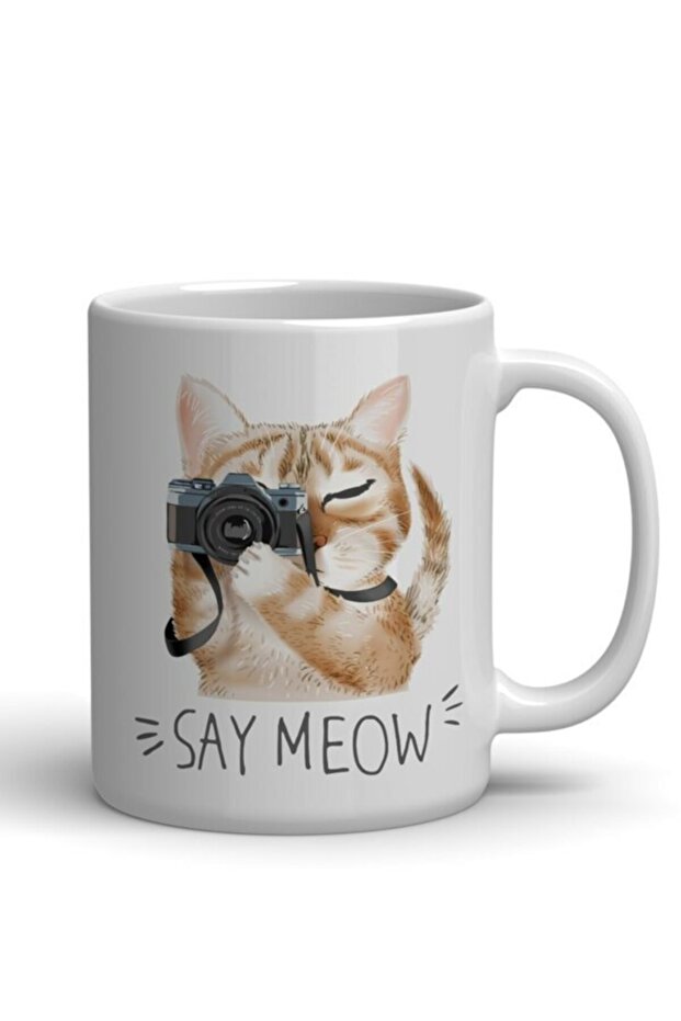 Cat Printed Cup - 1