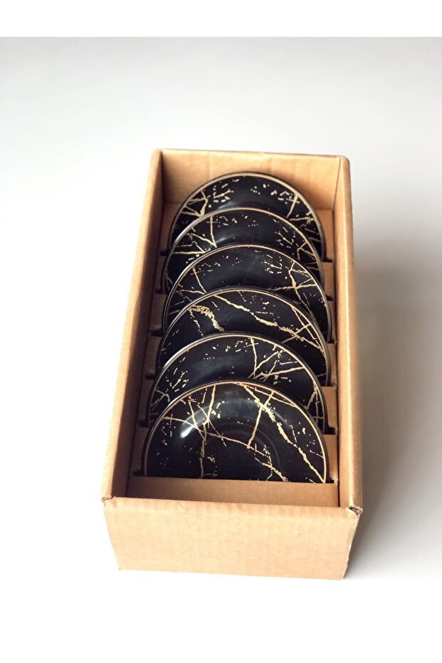 Mermer Desen Çay Tabağı - 2