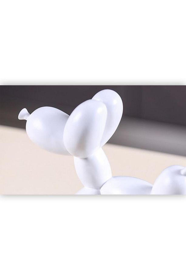 Modern Büyük Boy 20 cm Sevimli Balon Köpek Biblo Dekor - 3