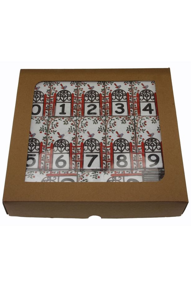 Seramik Kapı Numarası 5x10 Cm Dir. Kutu 100 Ad Dir. - 2