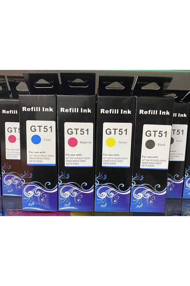 Hp Gt51 Gt52 5810 5820 415 Yazıcılar Için Mürekkep Seti - 1