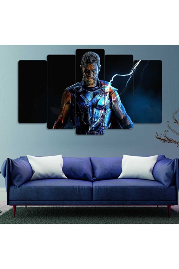 Marvel, Thor - 5 Parçalı Tablo - 1