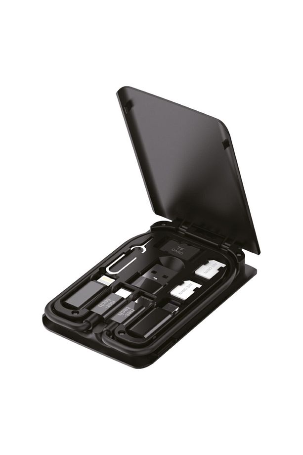 NT-DC04 Plastik Type-C+Lighting+Micro 20 Cm Micro + Lightning + Type-c Data Kablo - 1