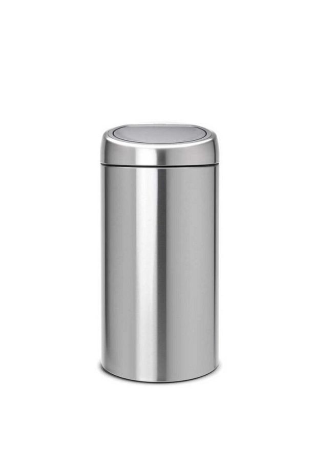 Fpp Matt Steel Dokunmatik Çöp Kutusu 45L - 1