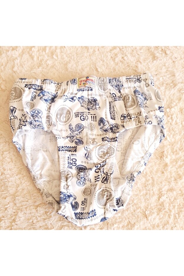 سراويل داخلية منقوشة للأولاد 6 قطع - 2