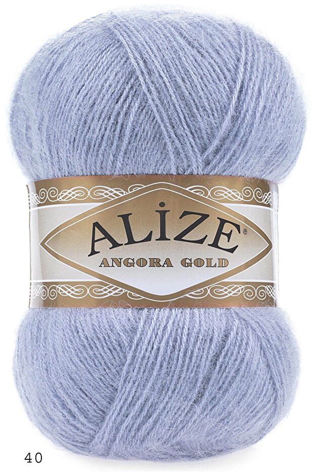 Angora Gold 40 Mavi Renk El Örgü Ipi - 1 Adet - 1