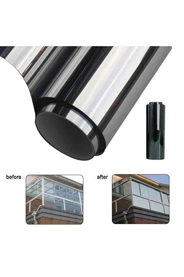 5 Meter Mirrored Glass Film - 75 cm x 5