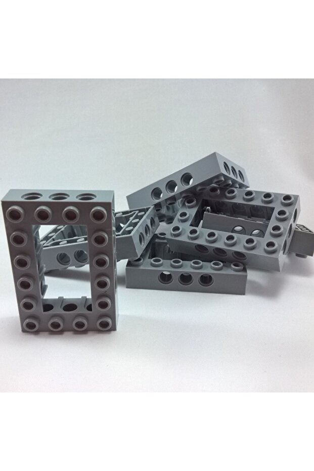 Accessory Custom Moc Technic Brick 4 X 6 Hole Light Gray Brick 1 Piece