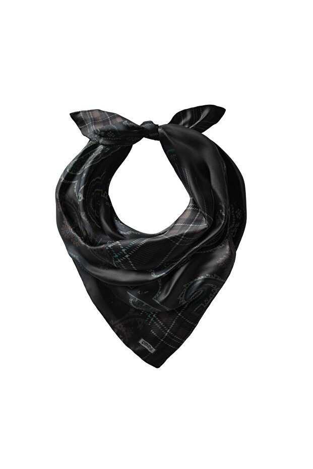 Patchwork Desenli Ipek Mendil Model 08 - 2