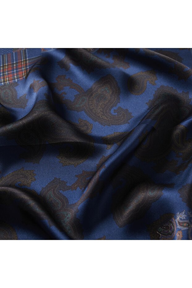Patchwork Desenli Ipek Mendil Model 12 - 3