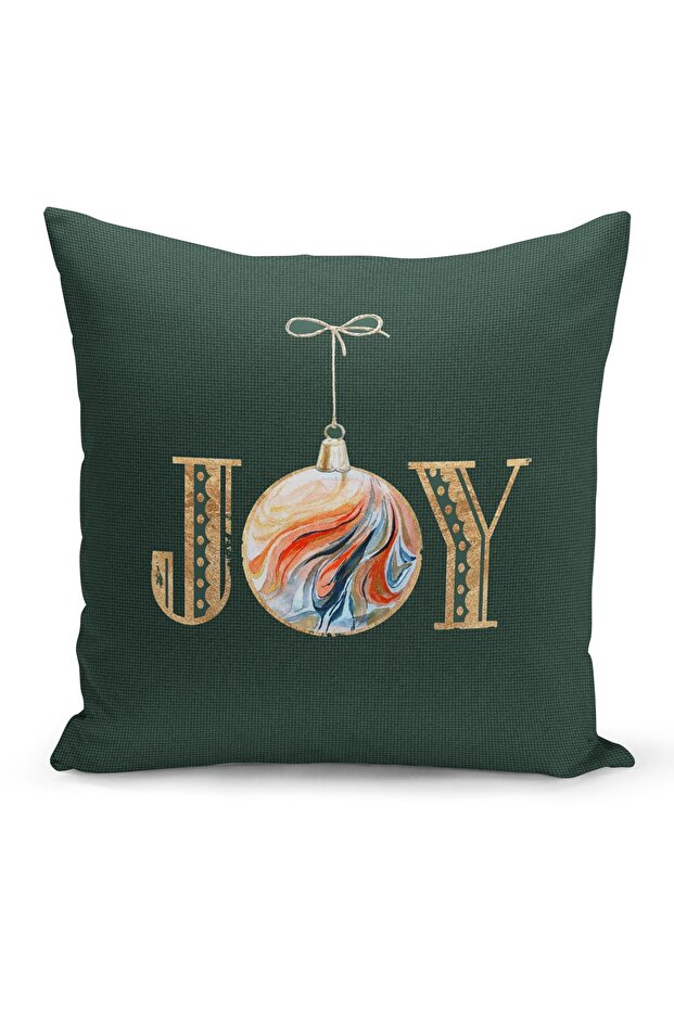 New Year Christmas Pattern Double Sided Digital Printed Throw Pillow Cover