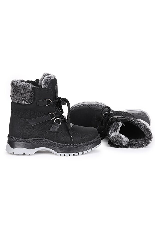 946.21k.240 Alexis Thermal Fur Laced Girl's Boat Shoes