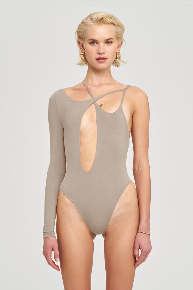 Kadın Vizon Cecılıa Bodysuıt - 2