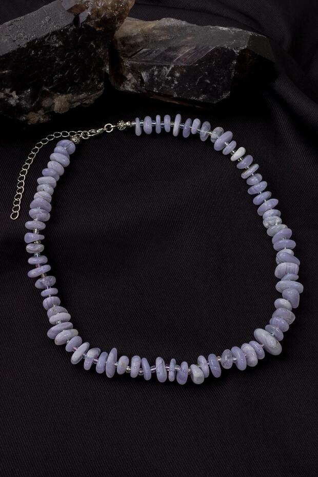 Chalcedony Stone Necklace