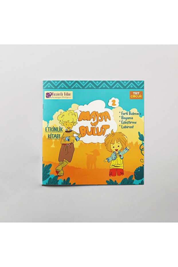 Maysa and My Cloud Activity Book - 2 / Activity and Coloring Book / 3-6 Years Old / Pedagog Approved