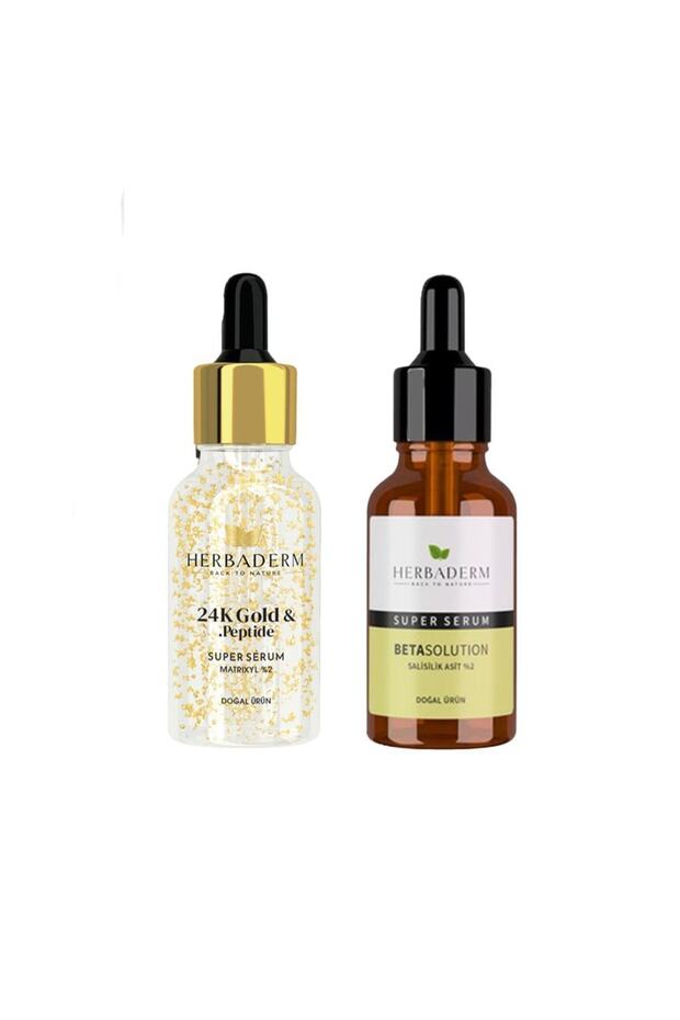 Super Serum 24k Gold & Peptide 30 Ml and Beta Solution 30 Ml
